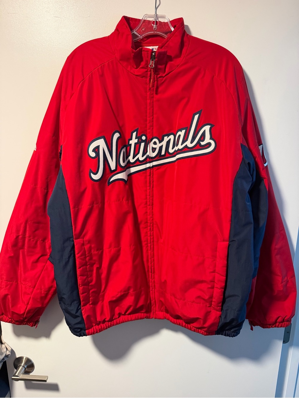 Washington Nationals Red & Navy Team Jacket